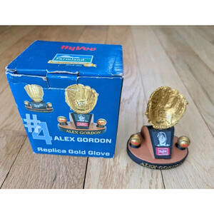 Alex Gordon Replica Gold Glove Trophy Award, SGA 5/3/2012, Kansas City Royals